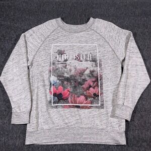 Hollister‎ West Coast Cali Floral Graphic Crew Neck Sweatshirt Women's - Medium